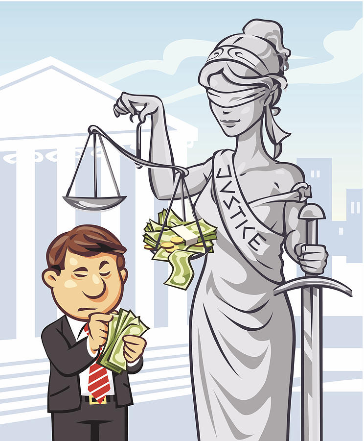 Justice is Expensive Drawing by Kbeis