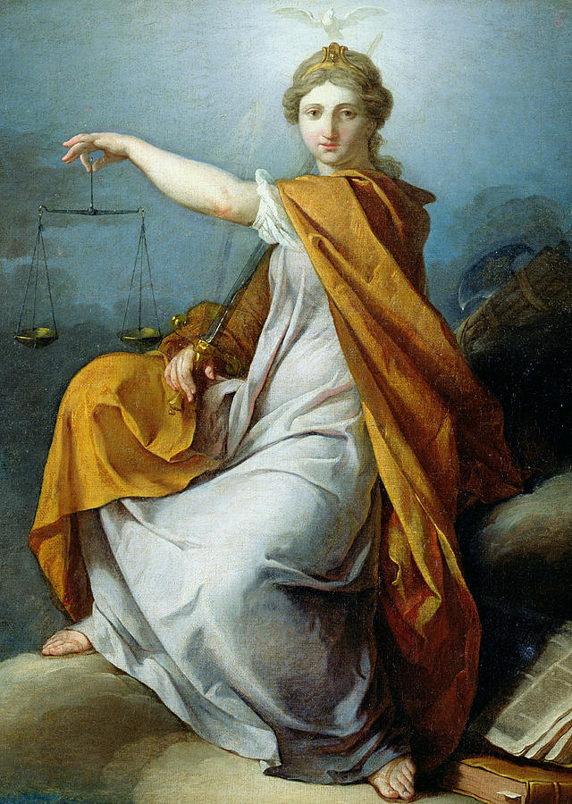 Justice Painting by Pierre Subleyras