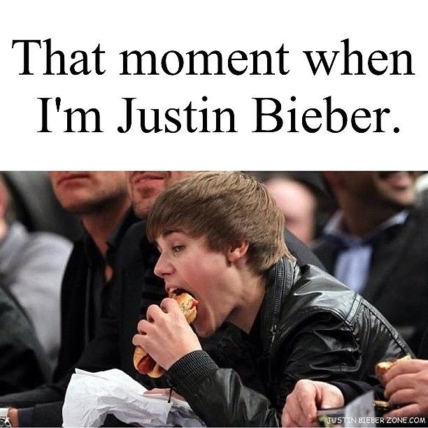 Justin And Me Are The Same! Food Is My Photograph by Noam Styles 💘