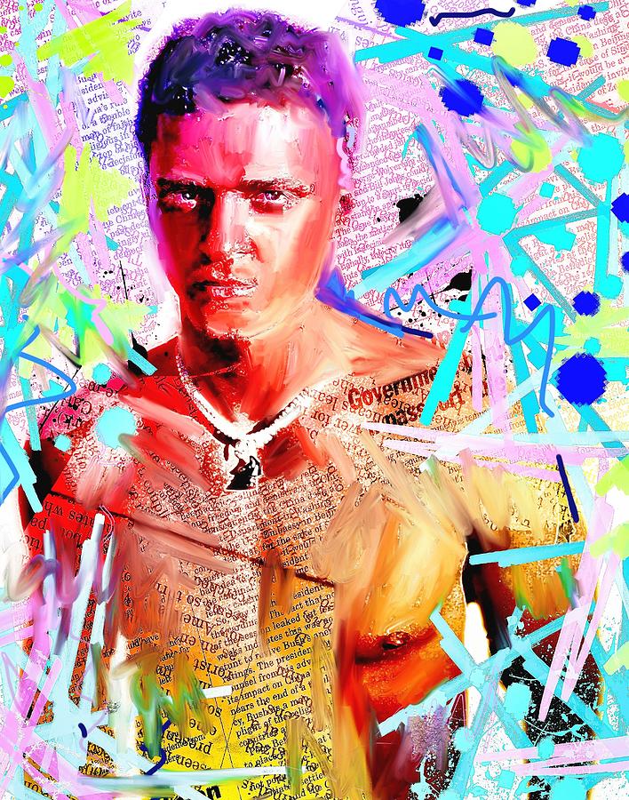 Justin Timberlake Painting by Bogdan Floridana Oana