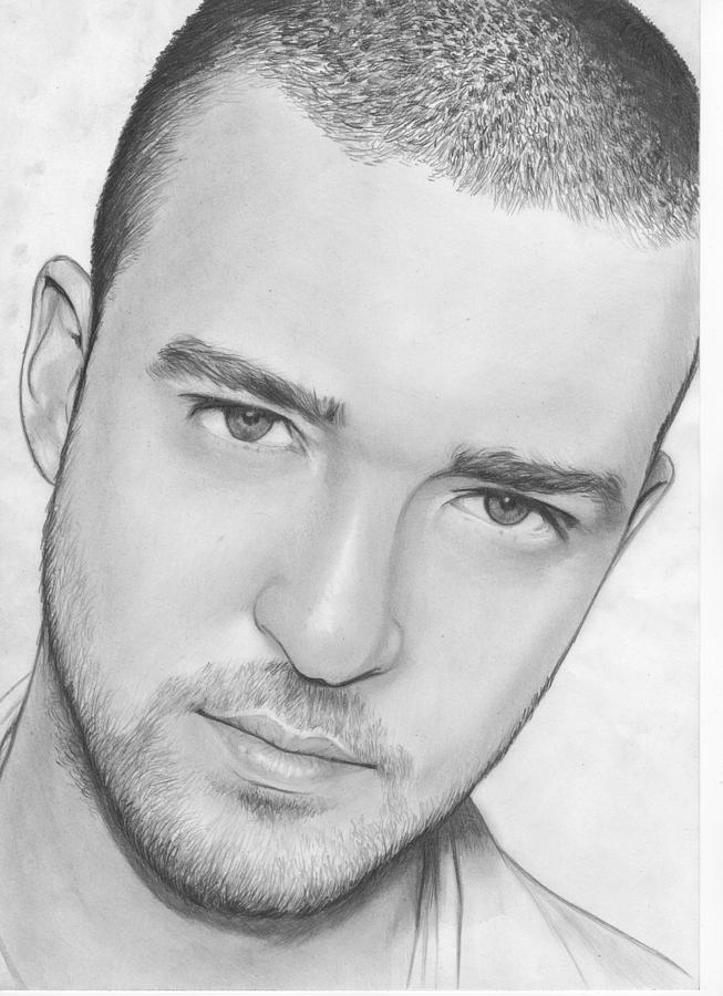 Justin Timberlake Drawing by Fabio Verolino  Pixels