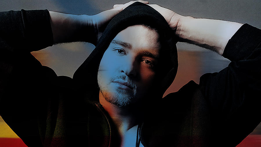 Justin Timberlake Digital Art by Marvin Blaine