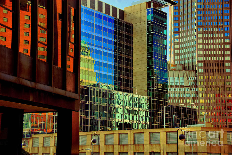Juxtaposition of Pittsburgh Buildings Photograph by Amy Cicconi