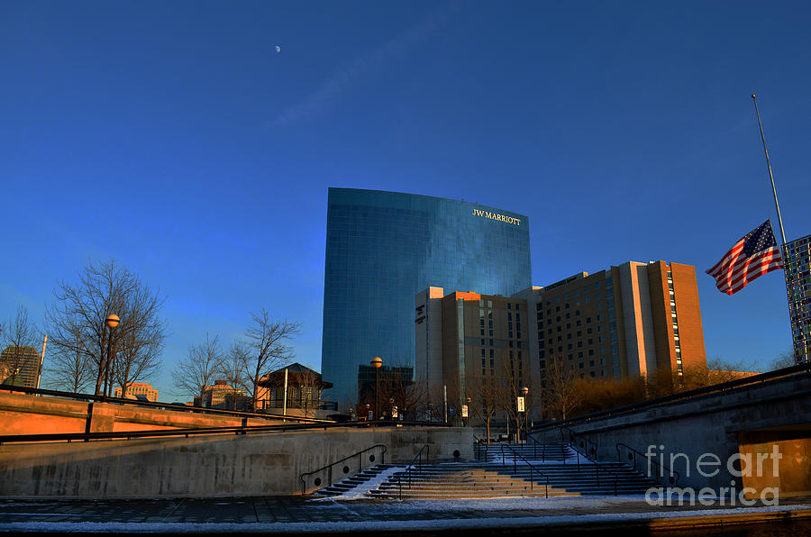 JW Marriott On The Canal Indianapolis Photograph by David Haskett II