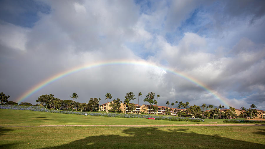 Kaanapali Maui Rainbow Photograph by Pierre Leclerc Photography