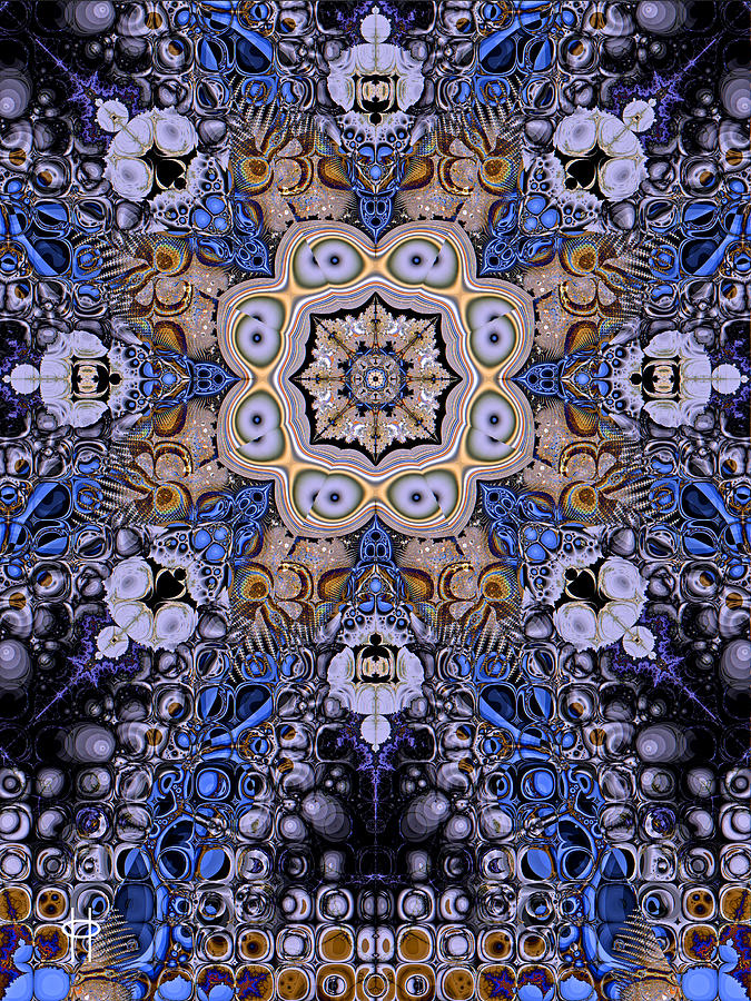 Kachina Blue Digital Art by Jim Pavelle