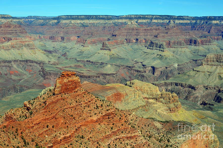 Kaibab Trail Ooh Aah Point Vista Grand Canyon National Park Photograph by Shawn OBrien