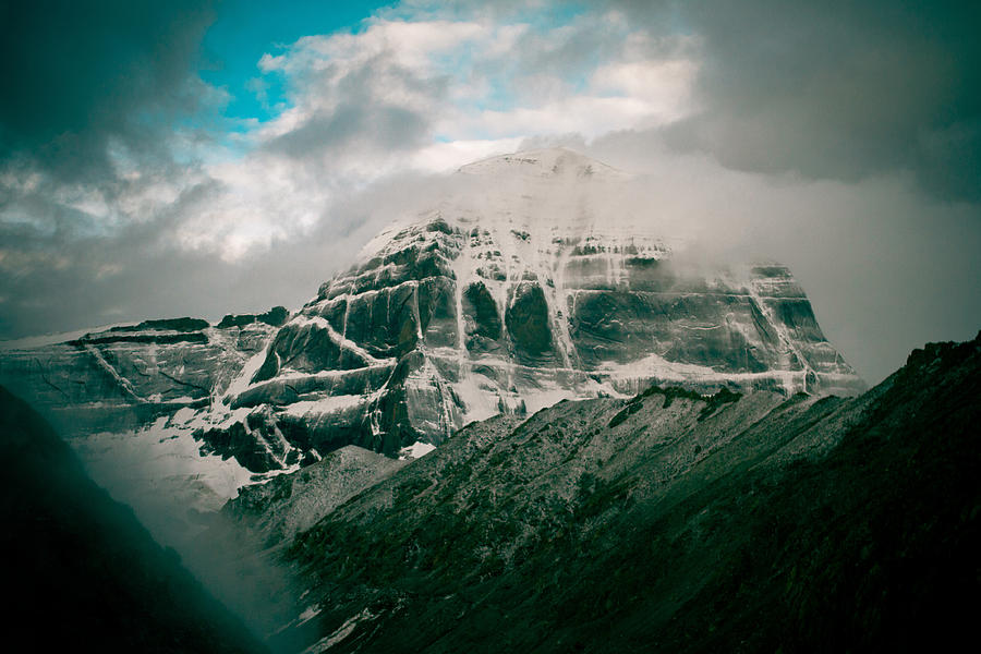Kailas mountain Tibet Home of the Lord Shiva Photograph by Raimond Klavins