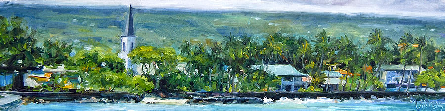 Honolulu Painting - Kailua - Kona by Stacy Vosberg
