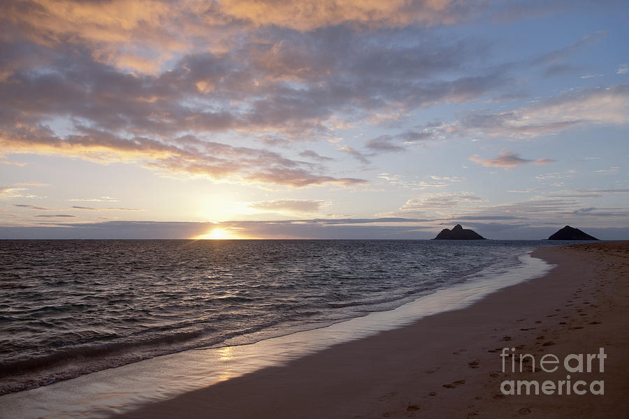 Kailua Sunset Photograph by Brandon Tabiolo