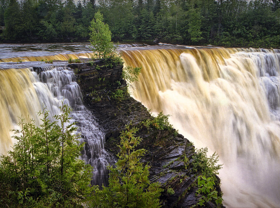 Nature Photograph - Kakabeka Falls on the Kaministiquia River by Randall Nyhof