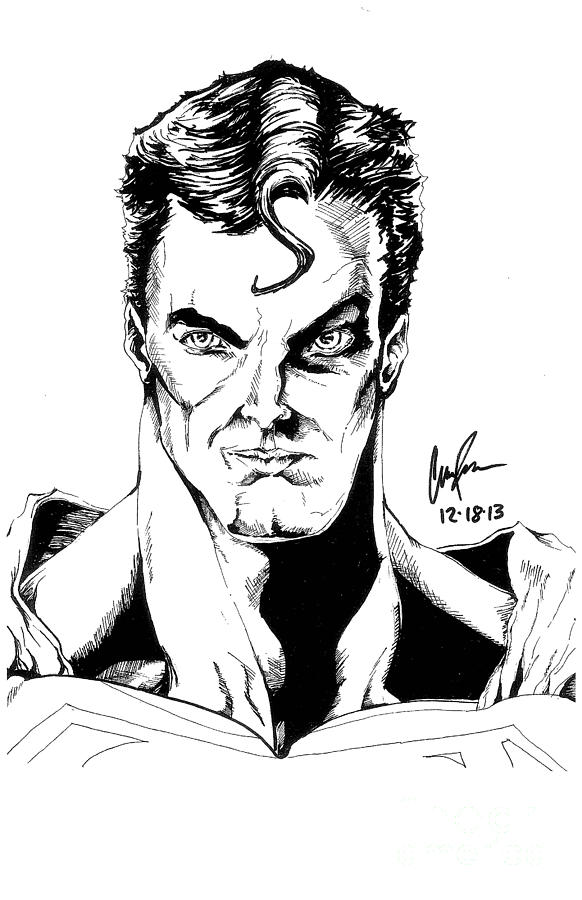 Kal El Drawing by Christopher Jackson - Fine Art America