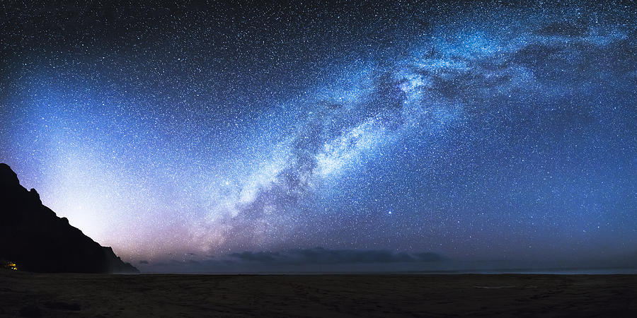 Astrophotography Photograph - Kalalau Beach Galaxy by Bryan Toro Astrophotography Photograph - Kalalau Beach Galaxy by Bryan Toro
