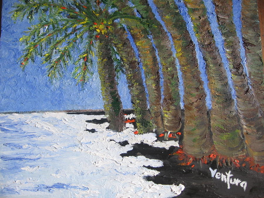 Beach Painting - Kalapana Before the Lava Flow by Clare Ventura