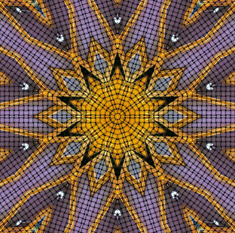 Kaleidoscope Digital Art - Kaleidoscope 5 by Ronald Bissett