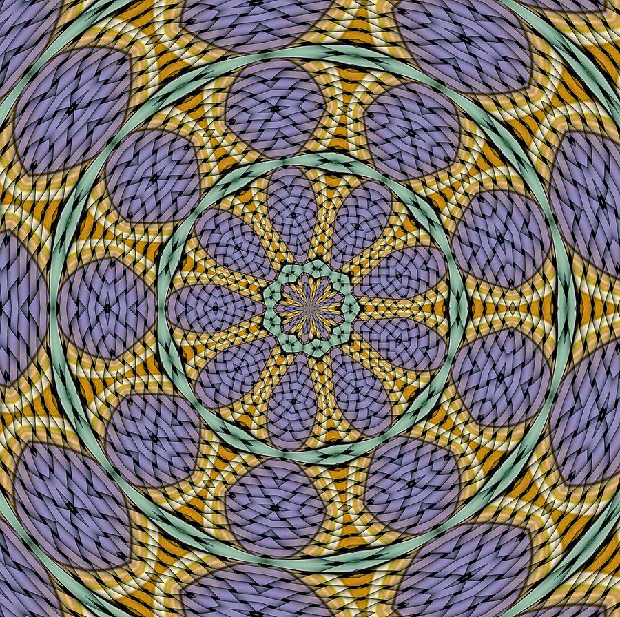 Kaleidoscope Digital Art - Kaleidoscope 6 by Ron Bissett