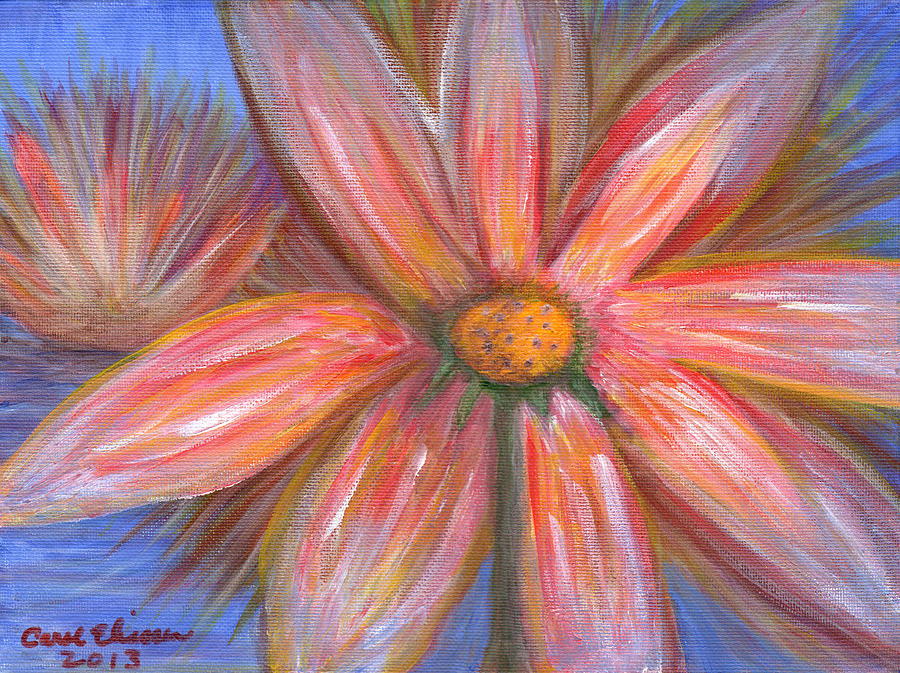 Kaleidoscope Flower Painting by Carol Eliassen