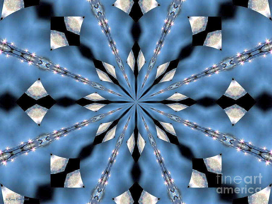 Kaleidoscope Ice Pierrot Digital Art by Roxy Riou
