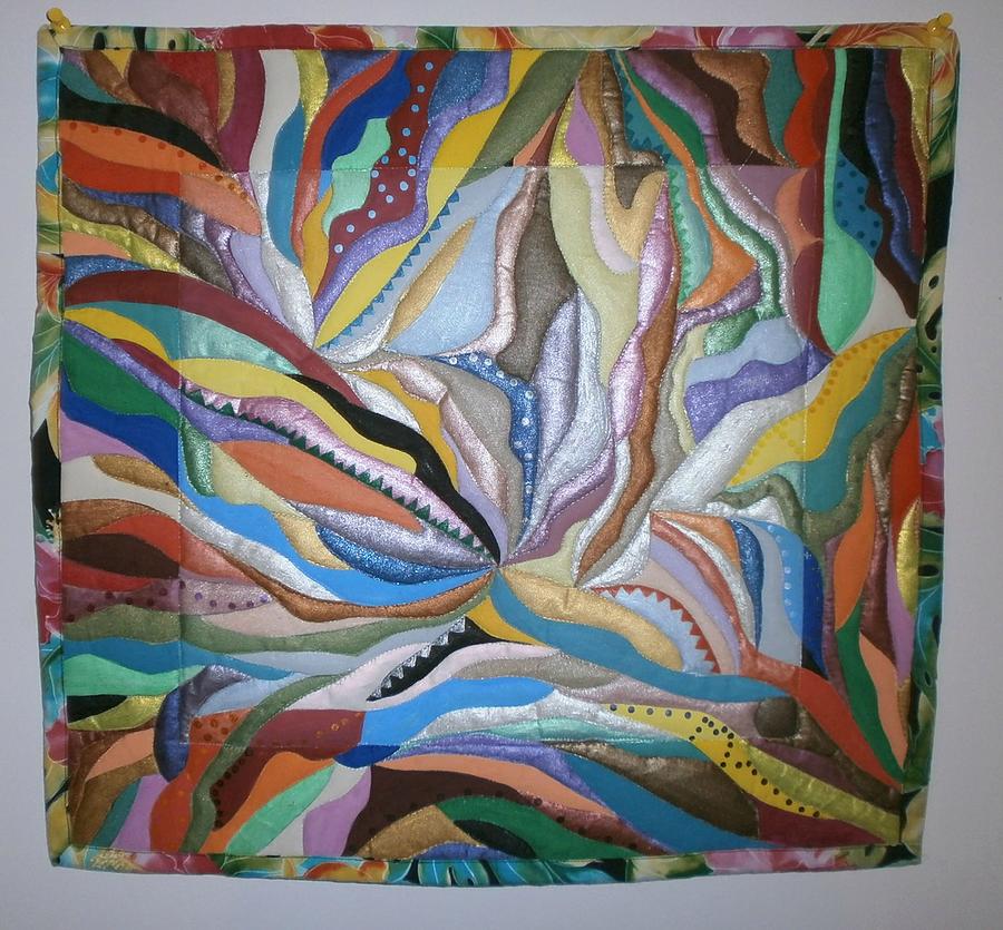 Quilts Tapestry - Textile - Kaleidoscope by Linda Egland