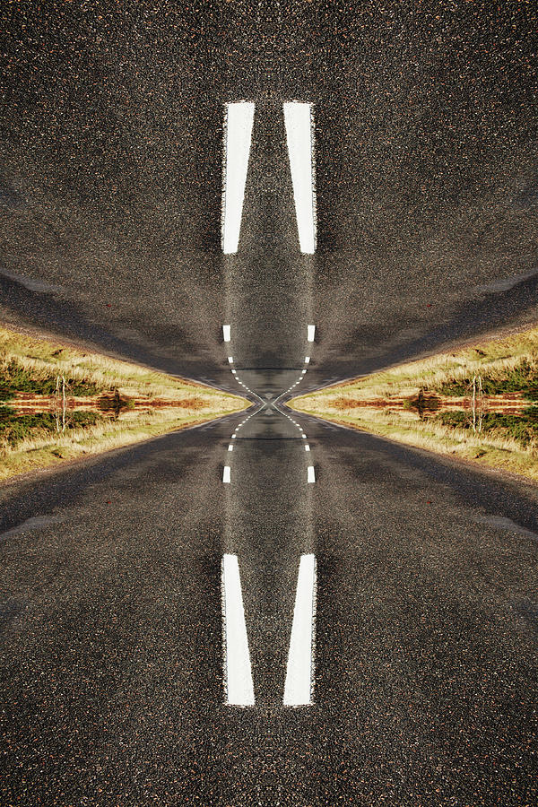 Kaleidoscope Rorschach Road Photograph by Silvia Otte