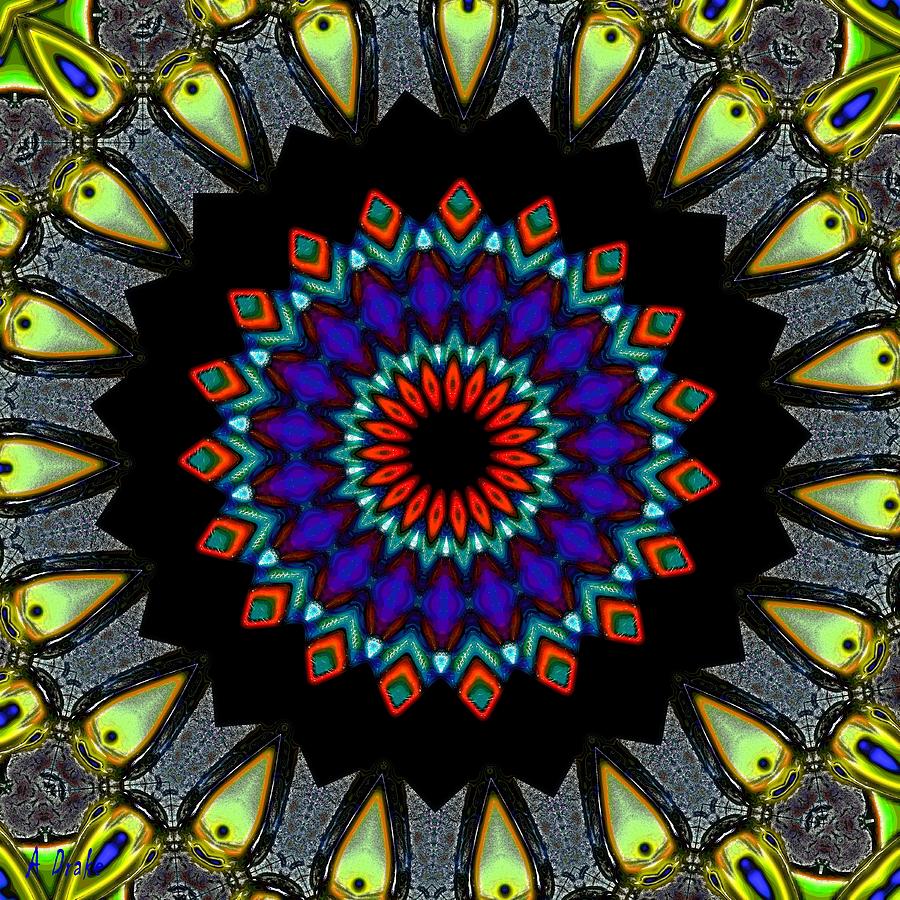 Black Hole Surprise Kaleidoscope Digital Art by Alec Drake