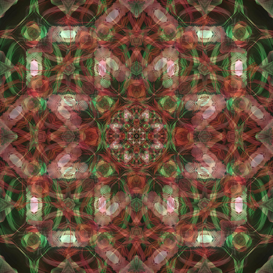 Kaleidoscopic Mandala  Photograph by Gregory Scott