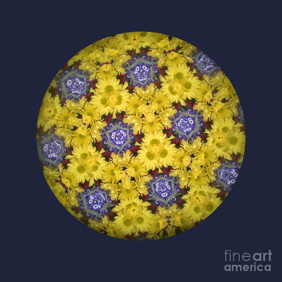 Kaleidoscopic Yellow Photograph
