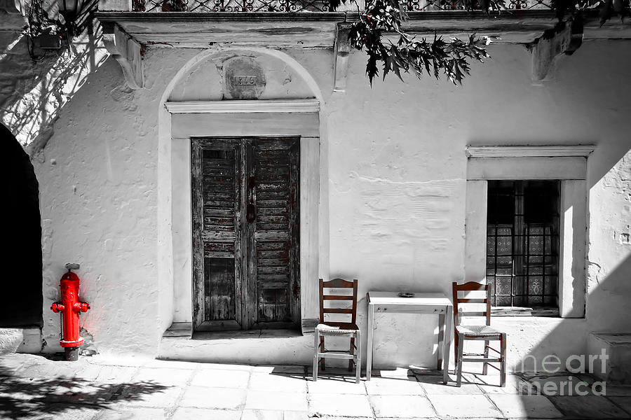 Black And White Photograph - Kalimera by Juergen Klust