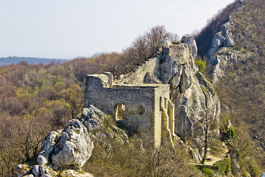 Kalnik mountain fortress on cliff Photograph by Brch Photography
