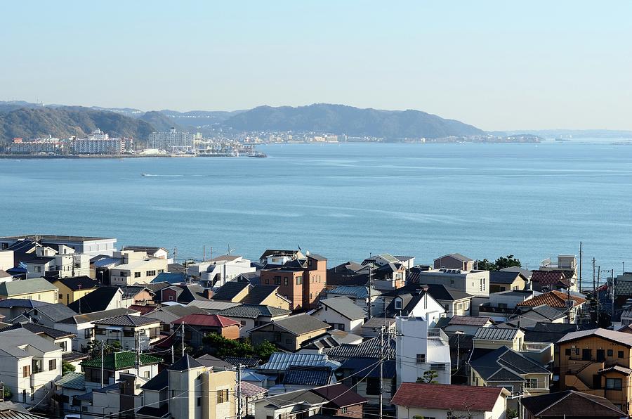 Architecture Photograph - Kamakura Sea View by Namake
