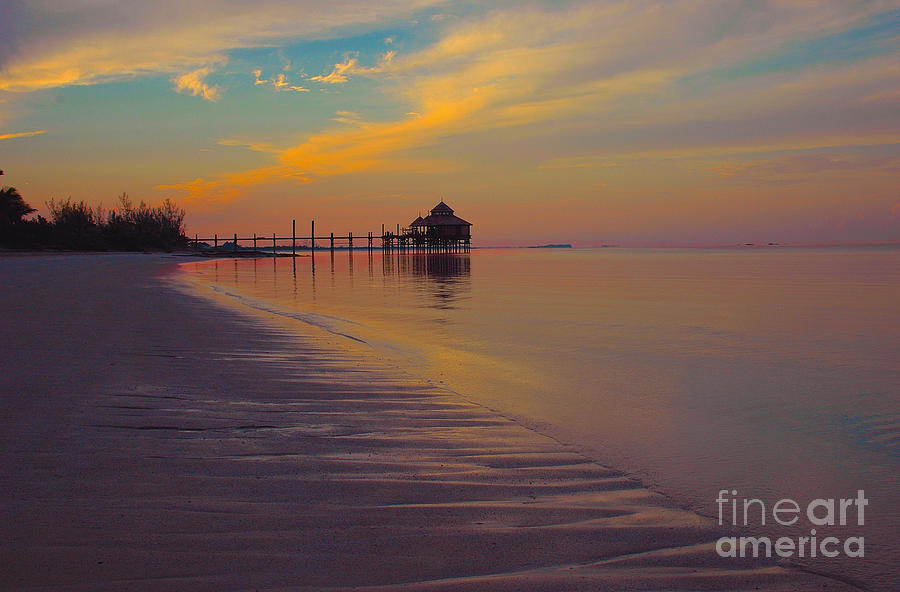 Sunset Photograph - Kamalame Beach by Carey Chen