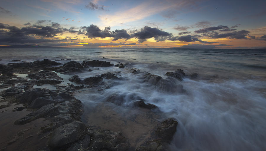 Kamaole Seascape Photograph by James Roemmling