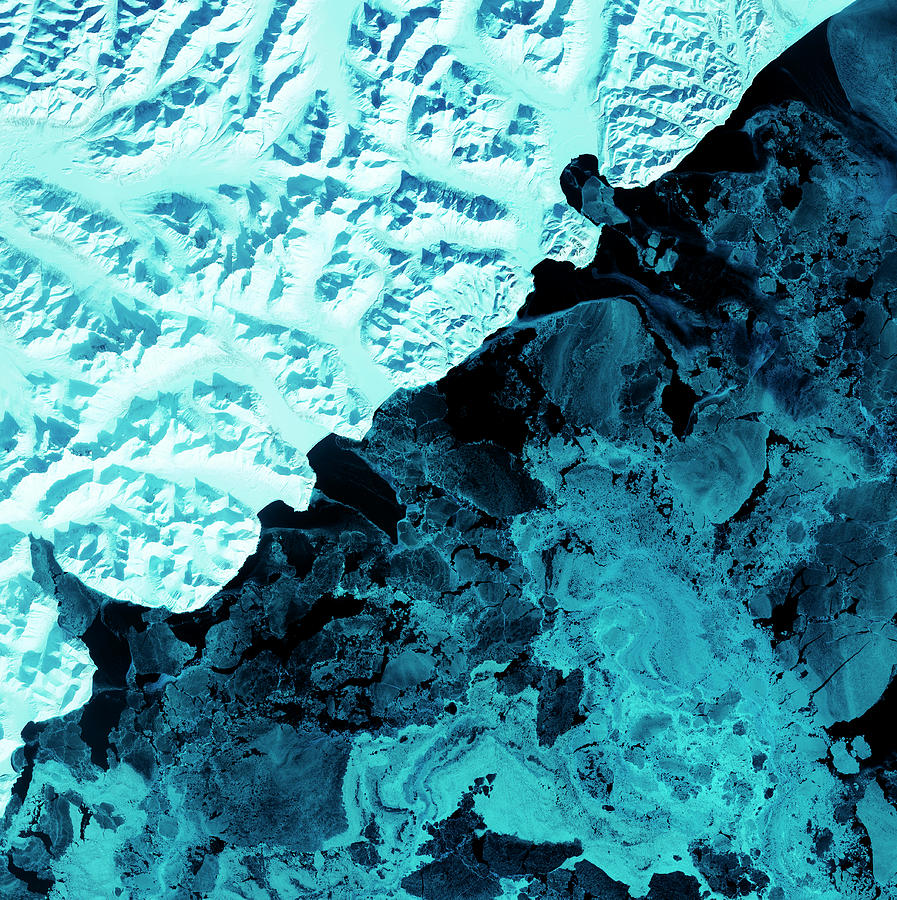Winter Photograph - Kamchatka Coast by Nasa/science Photo Library