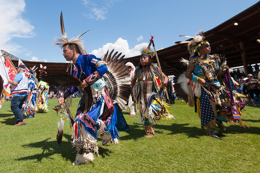 Feather Photograph - Kamloopa Pow Wow 49 by Peter Olsen