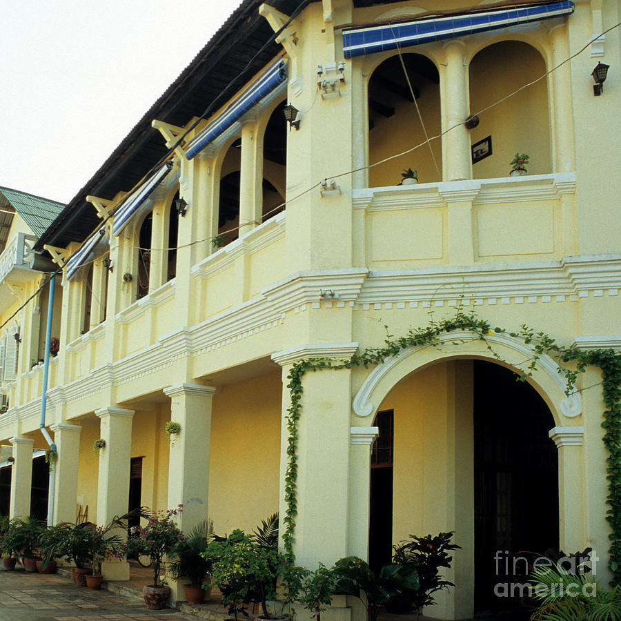 Architecture Photograph - Kampot Old Colonial 08 by Rick Piper Photography