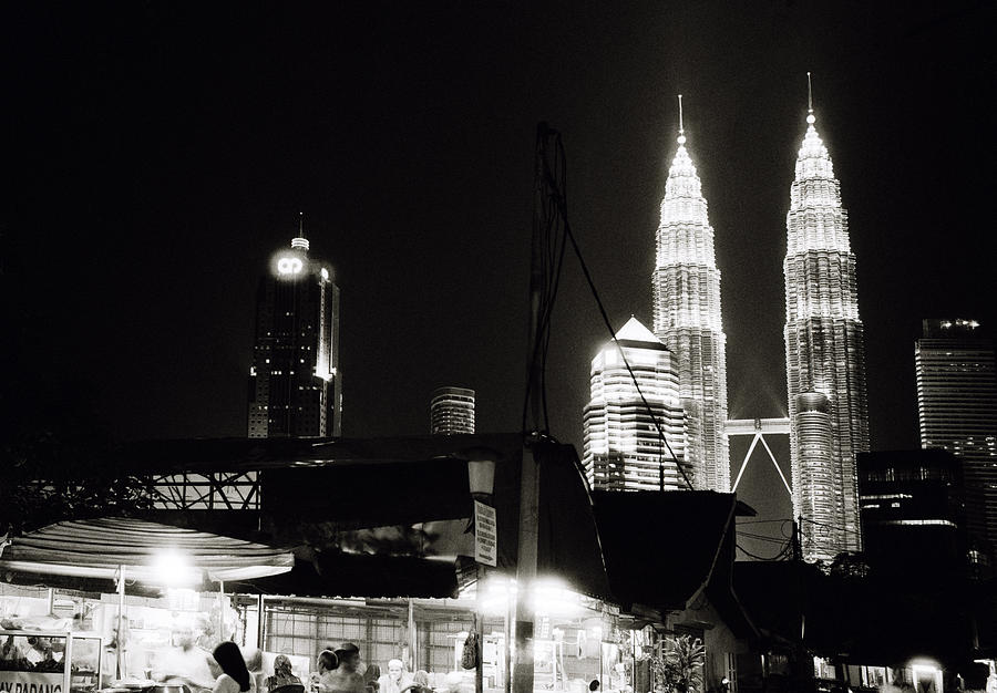 Night in Kampung Baru Photograph by Shaun Higson