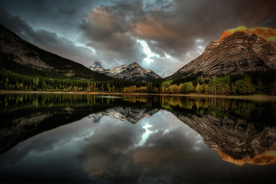 Kananaskis Alberta Mountain Lake Photograph by Howard Kilgour - Fine ...