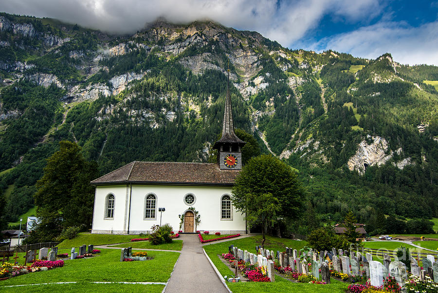 Kandergrund Church - Switzerland Photograph by Gary Whitton