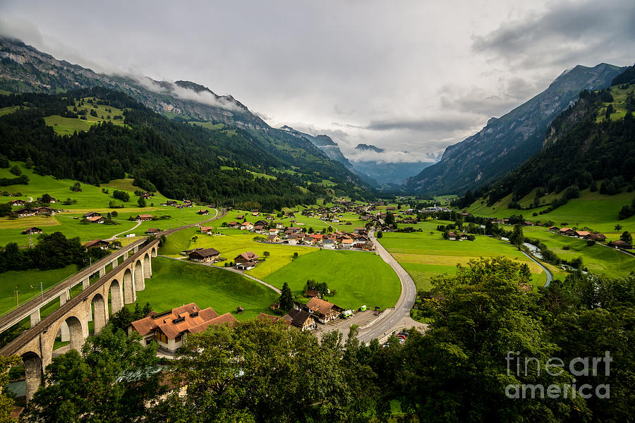 Kandertal Valley Switzerland  Photograph by Gary Whitton
