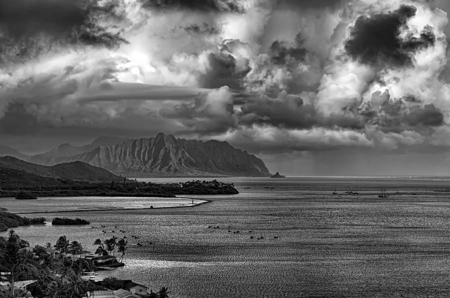 Kaneohe Bay and Kualoa Photograph by Dan McManus