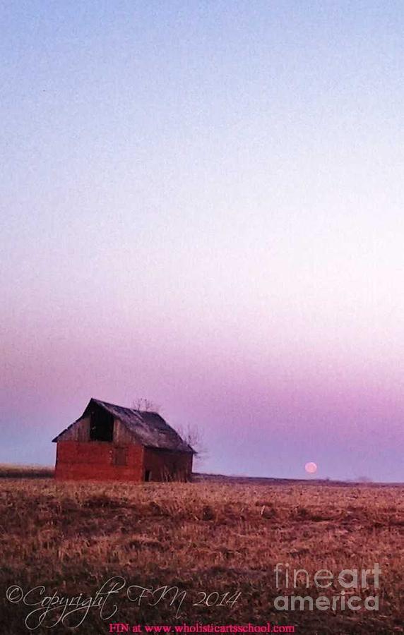 Kansas Blood Moon Morning Photograph by PainterArtist FIN