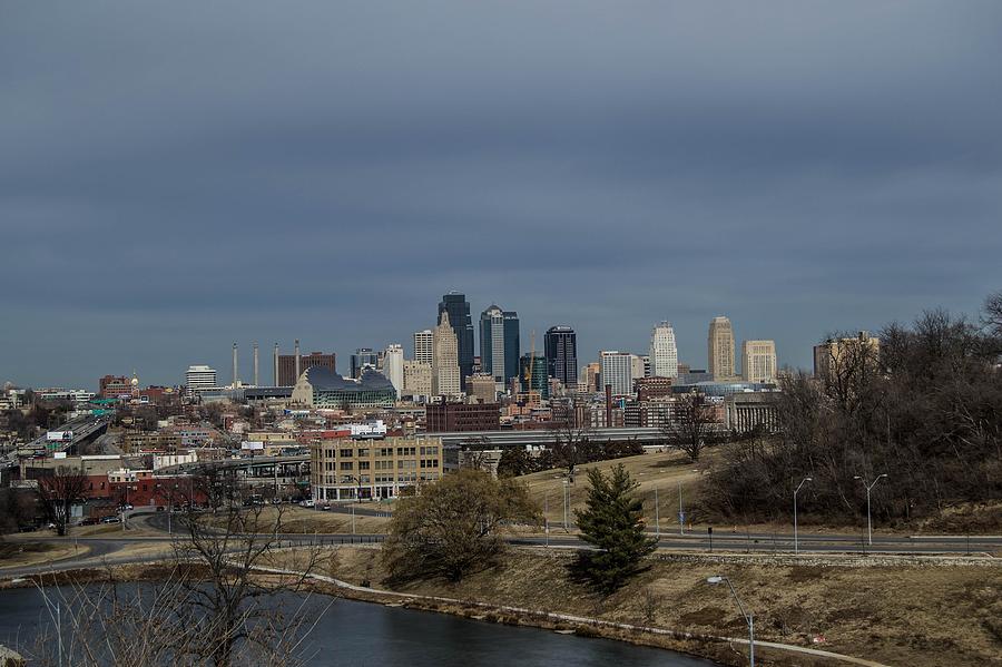 Kansas City Photograph - Kansas City skyline 4 by Shelley Wood