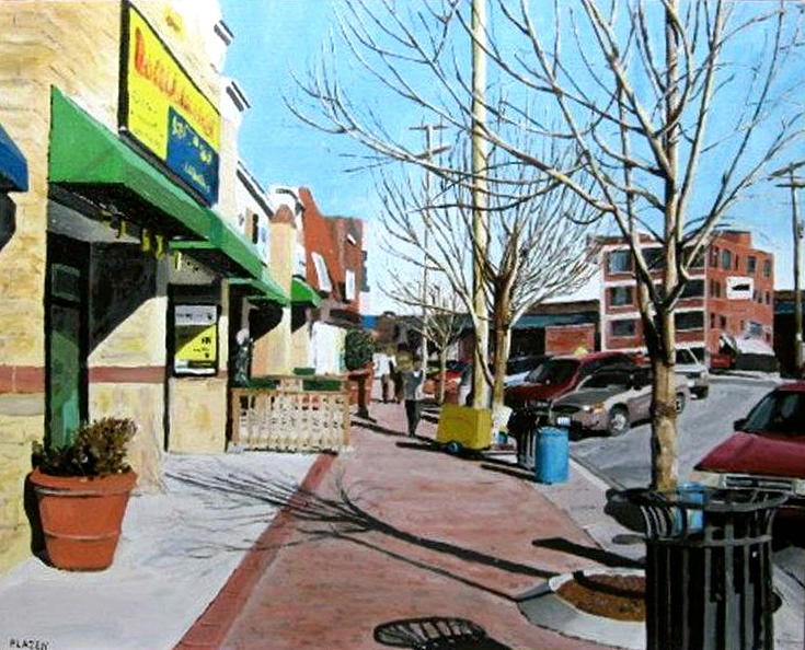 Kansas City Painting - Kansas City Southwest Boulevard by Patricio Lazen