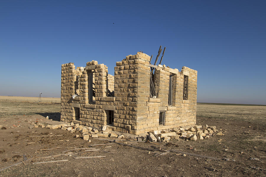 Kansas Ghost Town Of Nonchalanta Photograph by Chris Harris