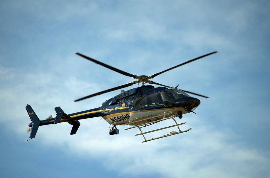 Kansas Highway Patrol Helicopter Photograph by Tim McCullough