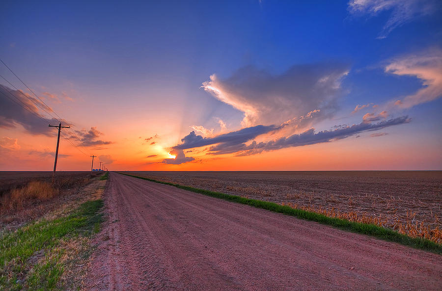 Kansas Horizon Photograph by Chris Allington