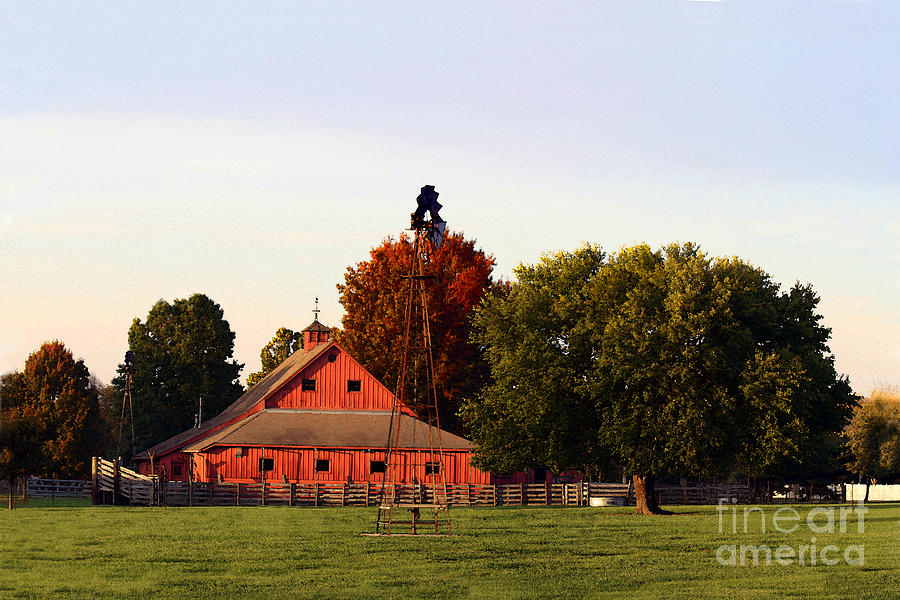 Kansas Red Barn Photograph by Catherine Sherman