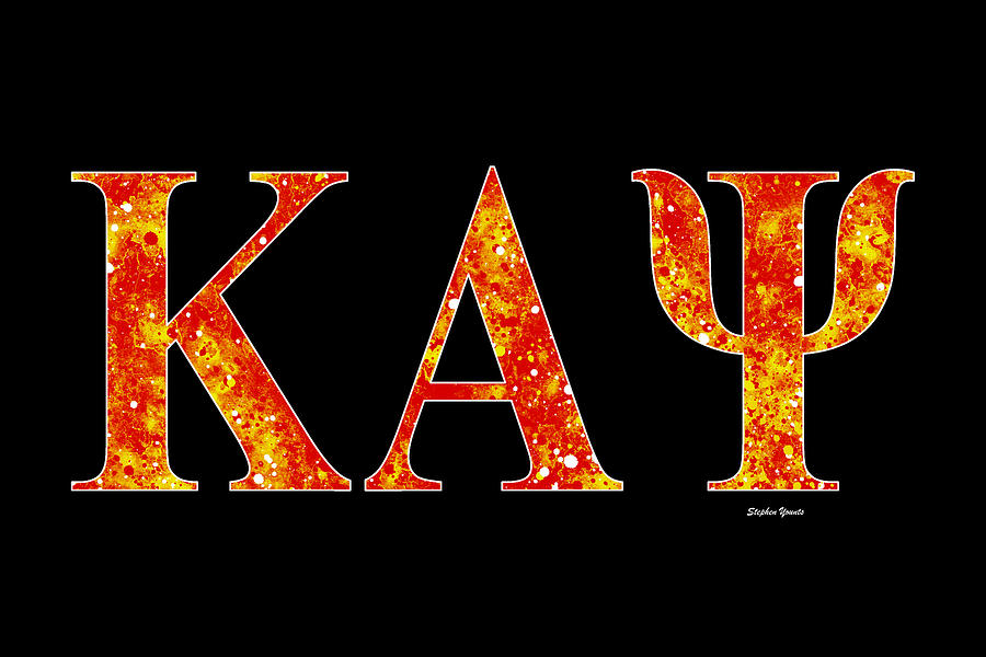 Kappa Alpha Psi - Black Digital Art by Stephen Younts