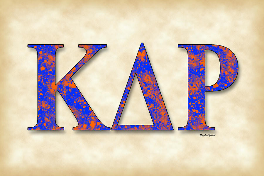 Kappa Delta Rho - Parchment Digital Art by Stephen Younts