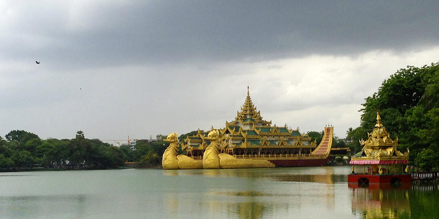 Karaweik Hall Kandawgyi Lake Yangon Myanmar  Photograph by PIXELS  XPOSED Ralph A Ledergerber Photography